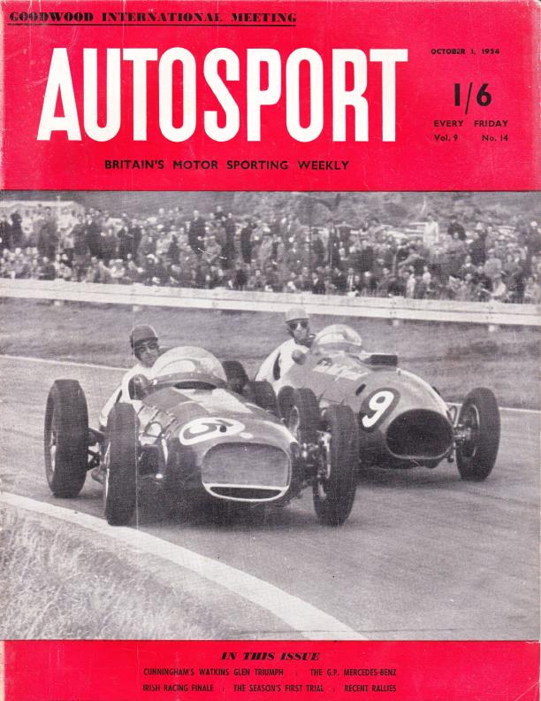 Журнал Autosport 01 октября 1954