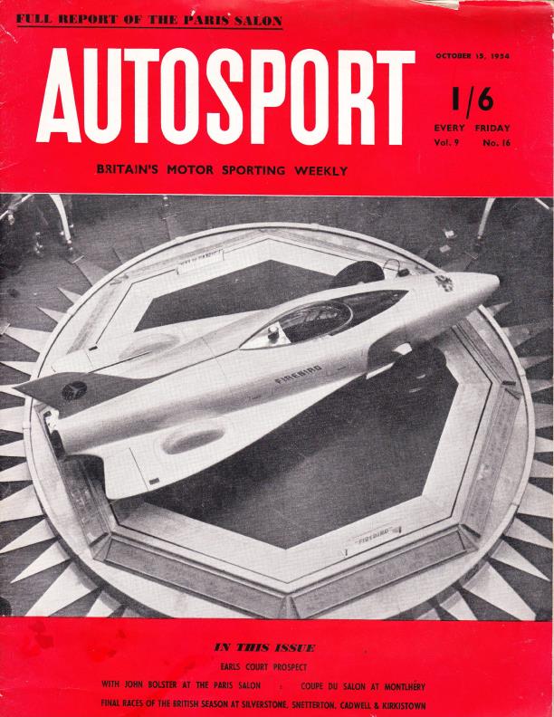 Журнал Autosport 15 октября 1954