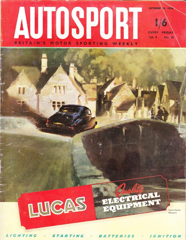 Журнал Autosport 29 октября 1954