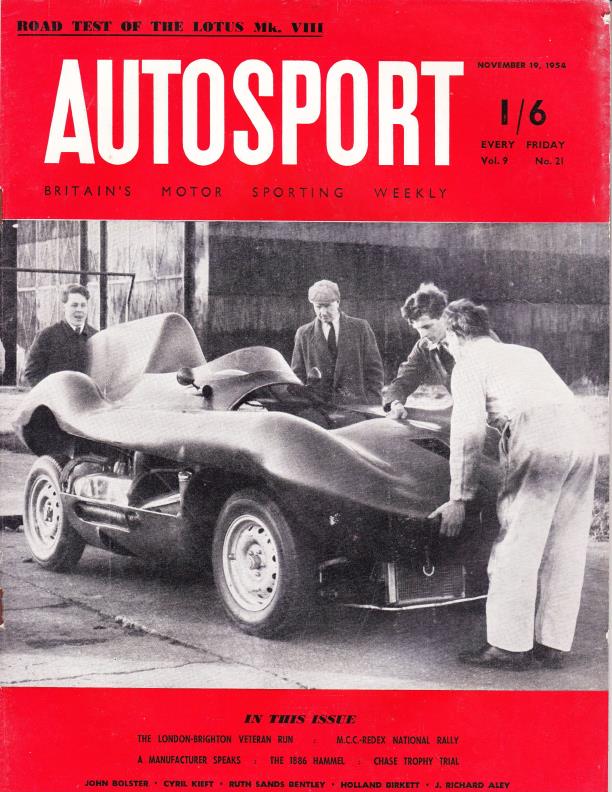 Журнал Autosport 19 ноября 1954