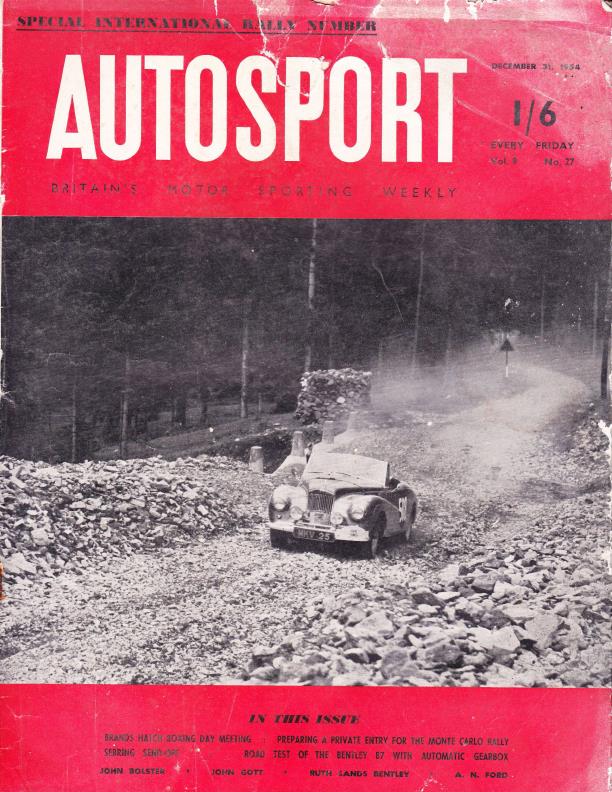 Журнал Autosport 31 декабря 1954