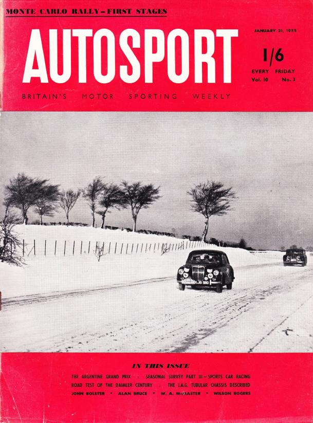 Журнал Autosport 21 января 1955