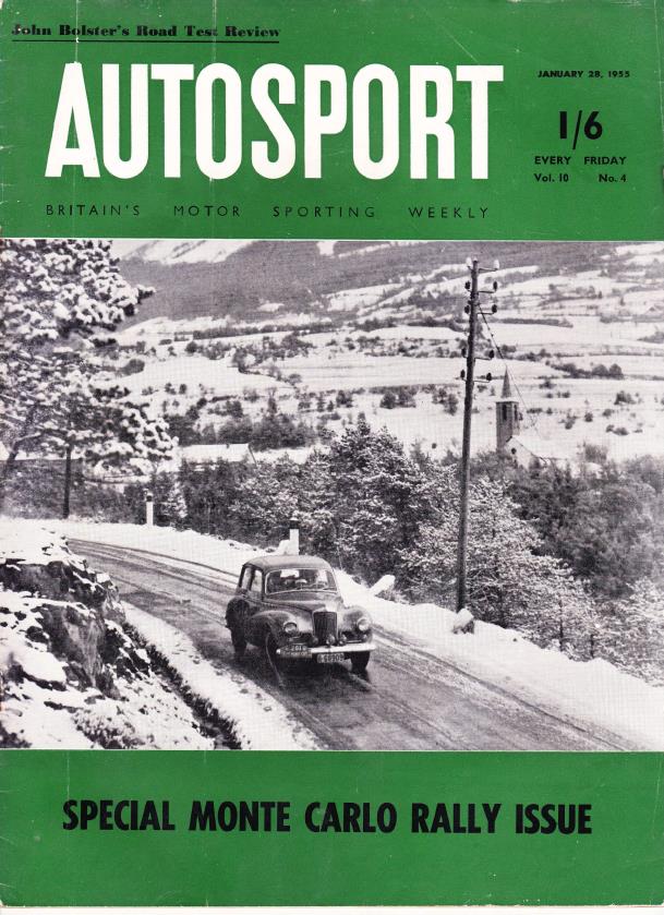 Журнал Autosport 28 января 1955