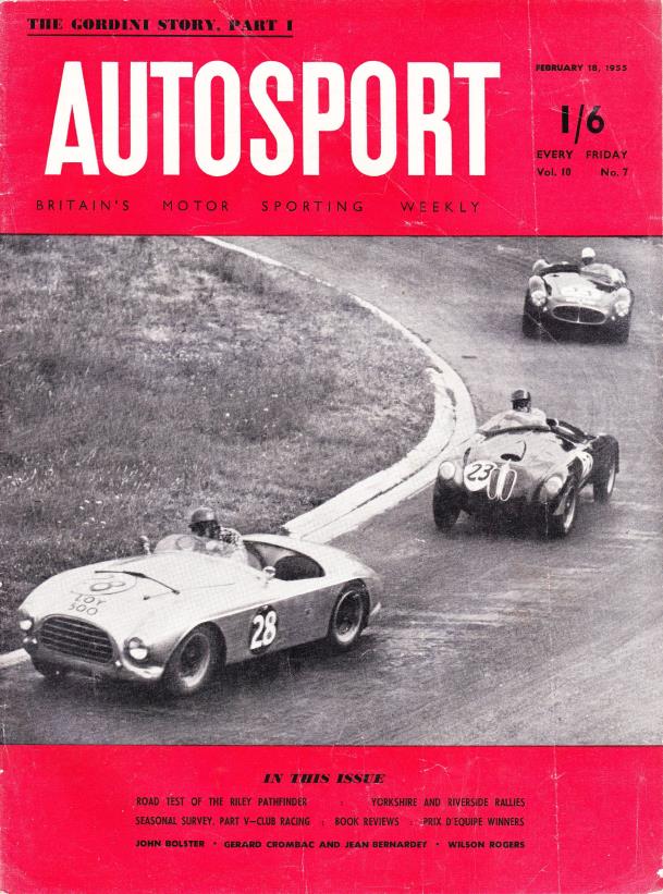 Журнал Autosport 18 февраля 1955