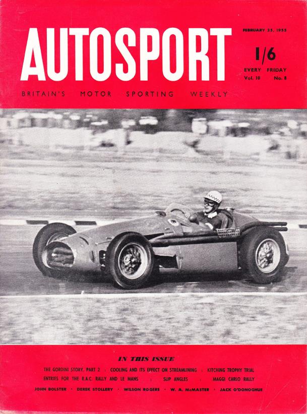 Журнал Autosport 25 февраля 1955