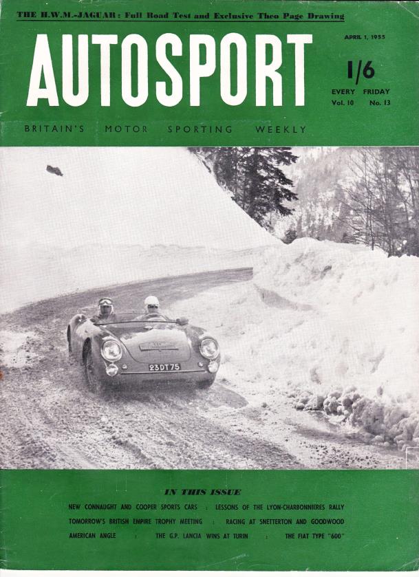 Журнал Autosport 01 апреля 1955