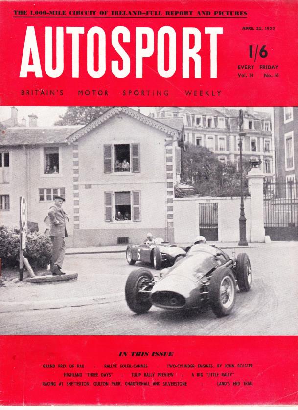 Журнал Autosport 22 апреля 1955