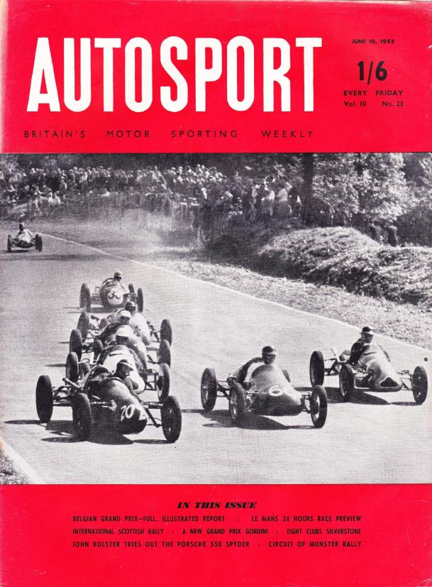 Журнал Autosport 10 июня 1955