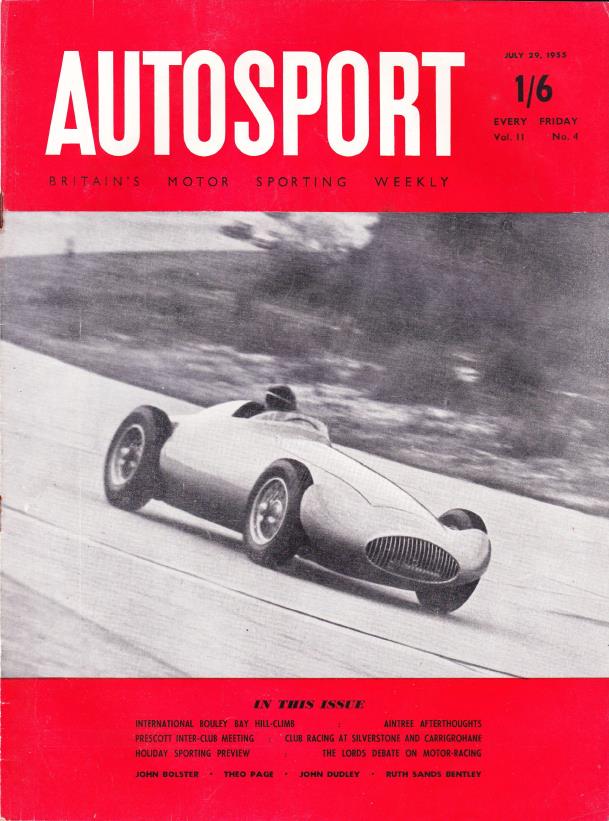 Журнал Autosport 29 июля 1955