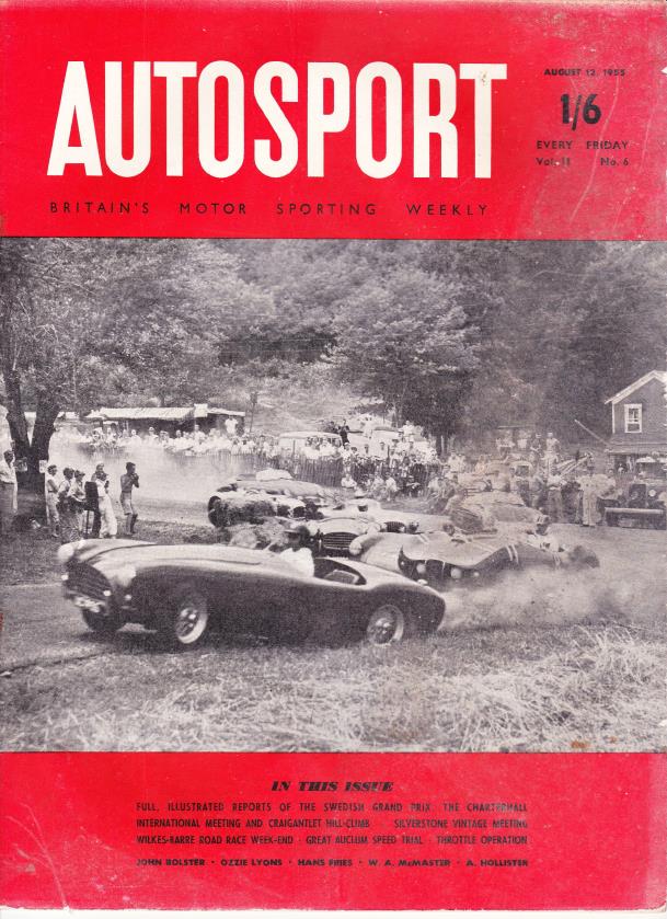 Журнал Autosport 12 августа 1955