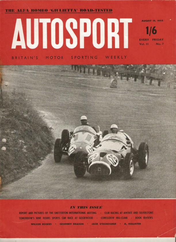 Журнал Autosport 19 августа 1955