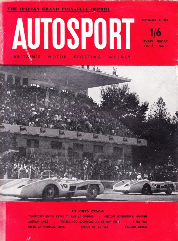 Журнал Autosport 16 сентября 1955