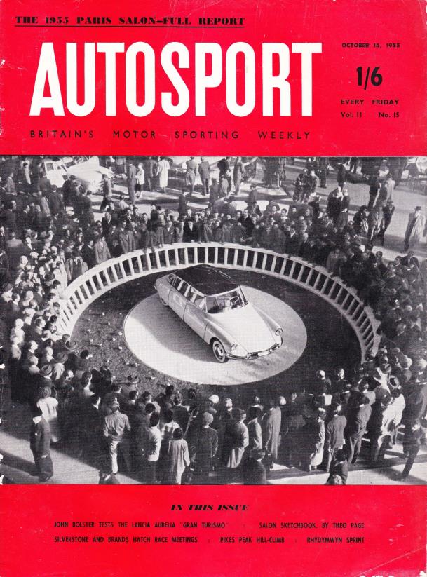 Журнал Autosport 14 октября 1955