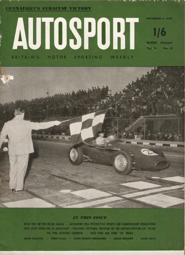 Журнал Autosport 04 ноября 1955