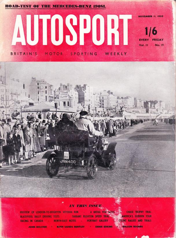 Журнал Autosport 11 ноября 1955