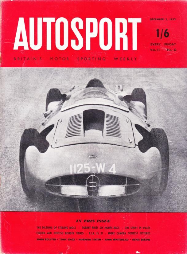 Журнал Autosport 02 декабря 1955