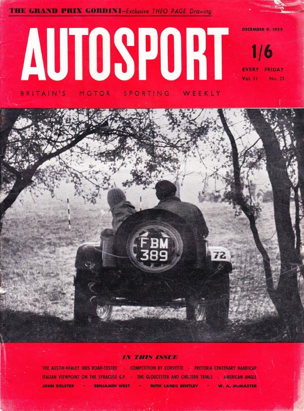 Журнал Autosport 09 декабря 1955