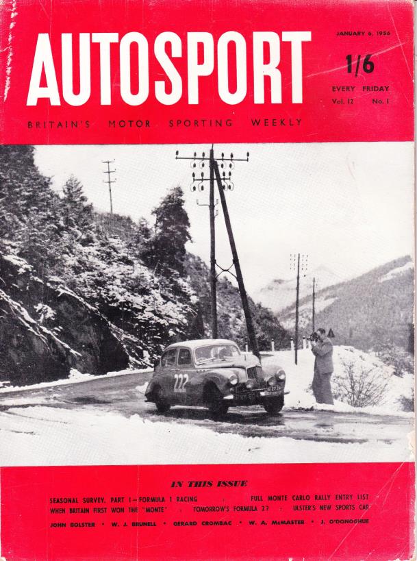 Журнал Autosport 06 января 1956