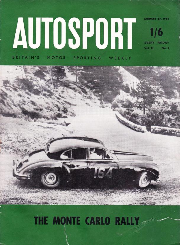 Журнал Autosport 27 января 1956