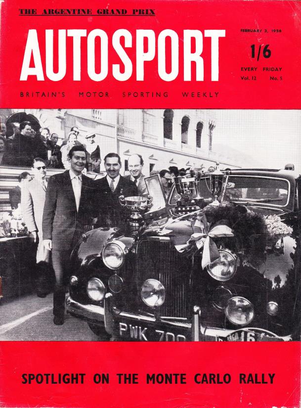 Журнал Autosport 03 февраля 1956