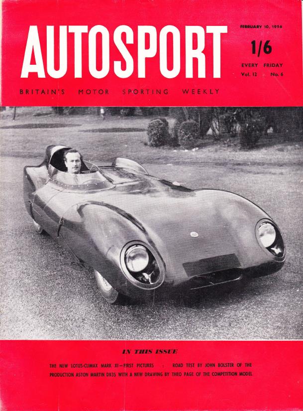 Журнал Autosport 10 февраля 1956
