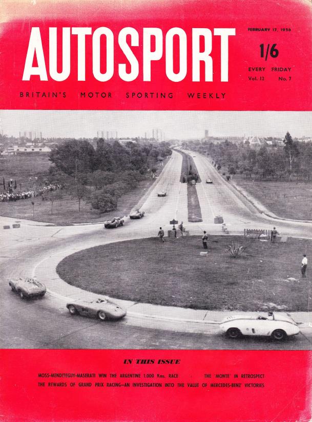 Журнал Autosport 17 февраля 1956