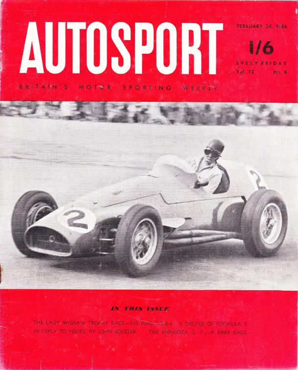 Журнал Autosport 24 февраля 1956