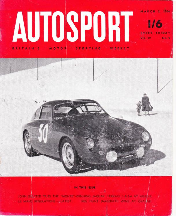 Журнал Autosport 02 марта 1956