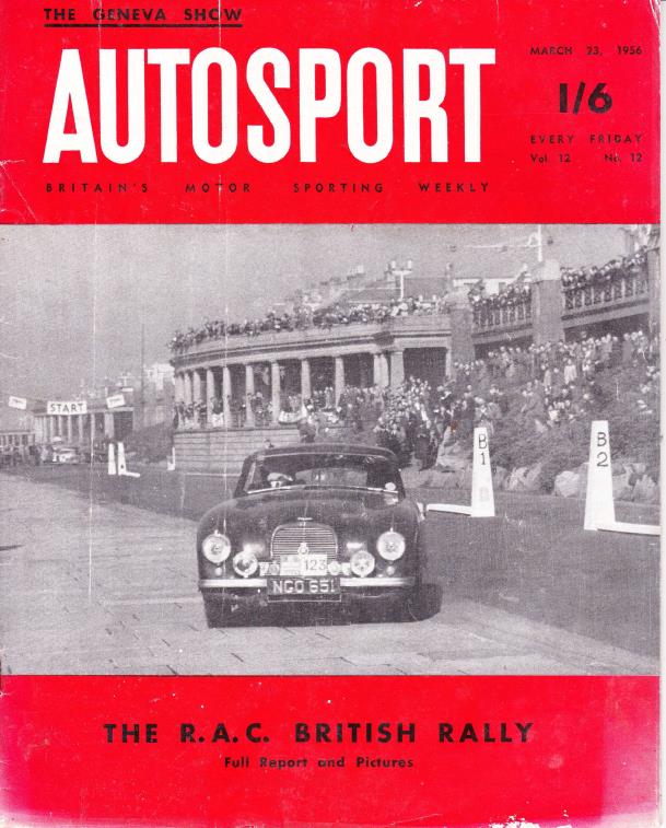 Журнал Autosport 23 марта 1956
