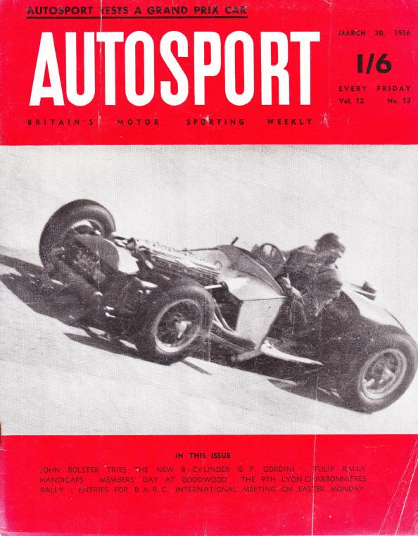 Журнал Autosport 30 марта 1956