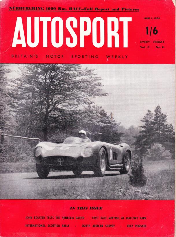 Журнал Autosport 01 июня 1956