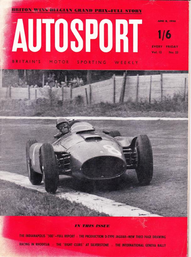 Журнал Autosport 08 июня 1956