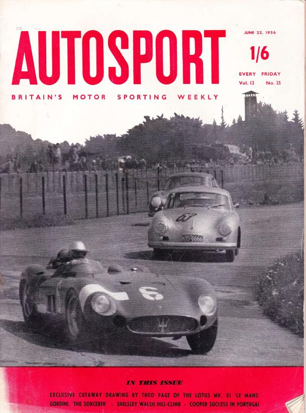 Журнал Autosport 22 июня 1956