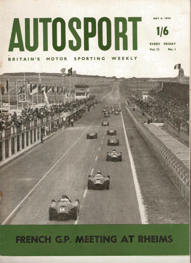 Журнал Autosport 6 июля 1956