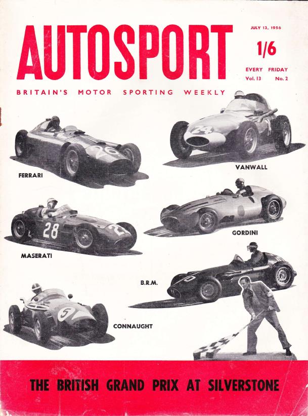 Журнал Autosport 13 июля 1956