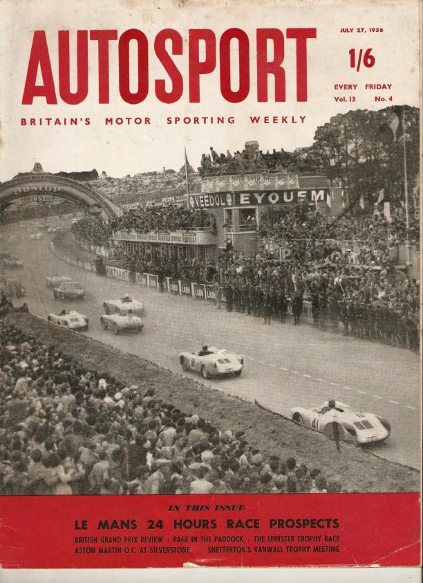 Журнал Autosport 27 июля 1956