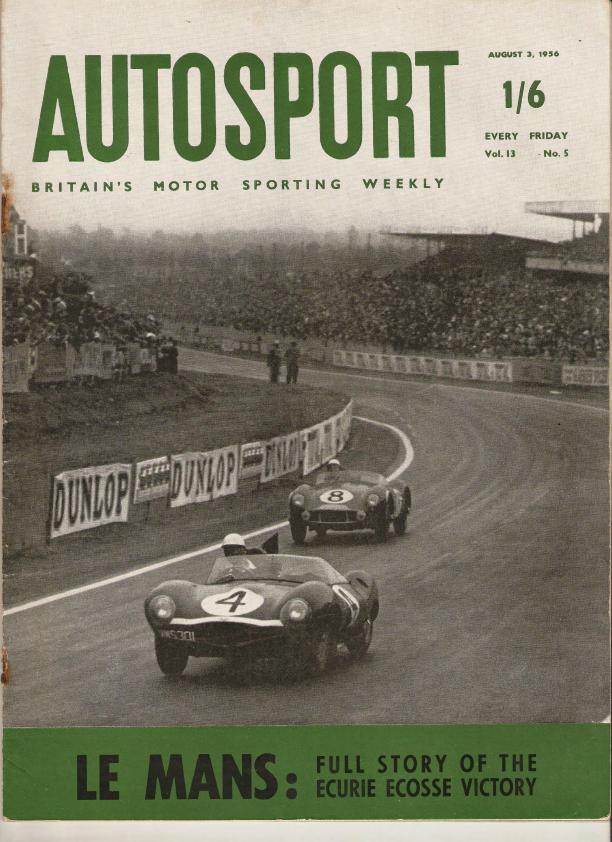 Журнал Autosport 3 августа 1956