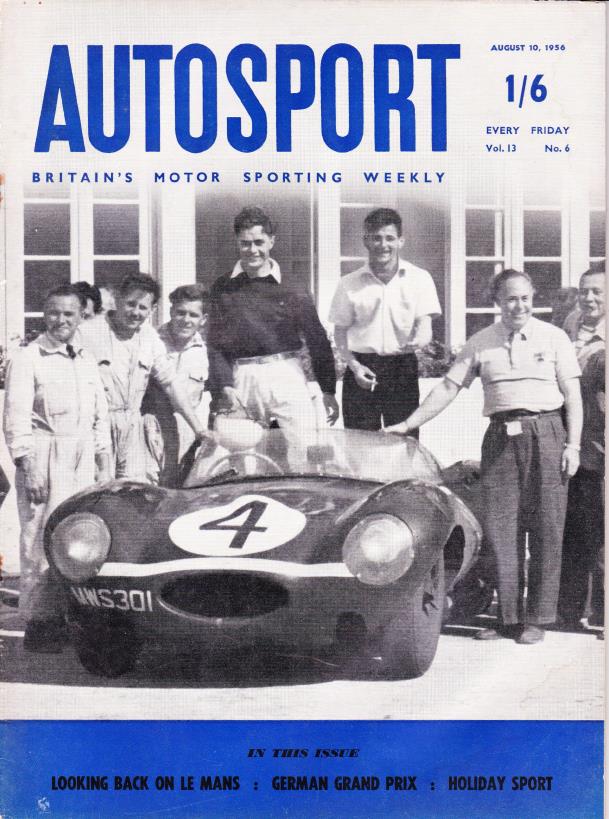 Журнал Autosport 10 августа 1956