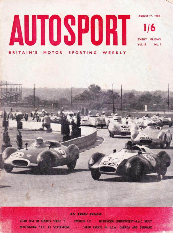 Журнал Autosport 17 августа 1956