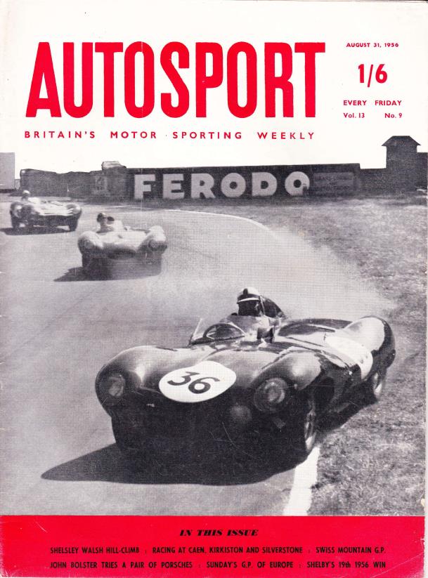 Журнал Autosport 31 августа 1956