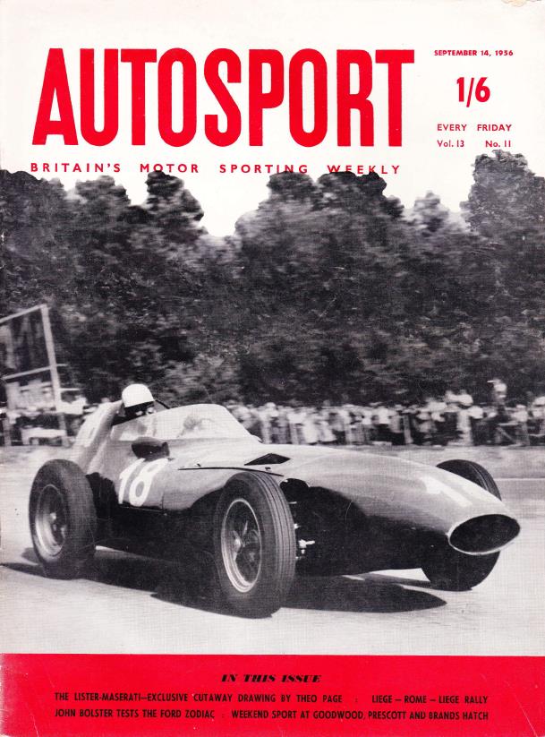 Журнал Autosport 14 сентября 1956
