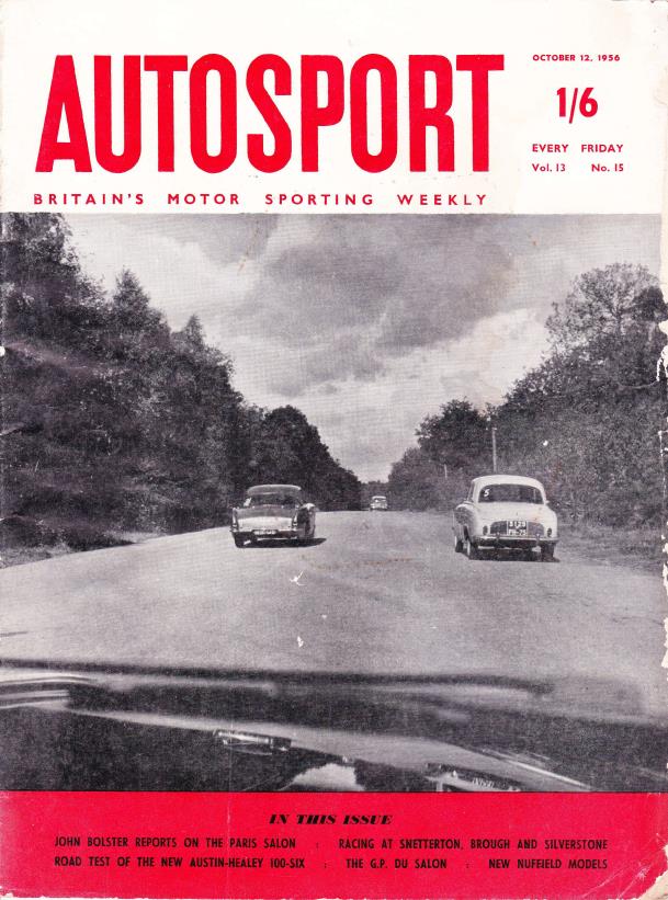 Журнал Autosport 12 октября 1956