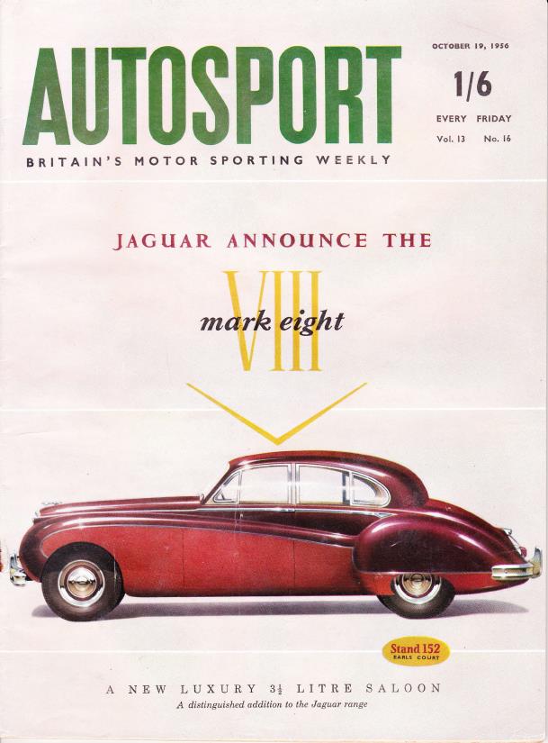 Журнал Autosport 19 октября 1956