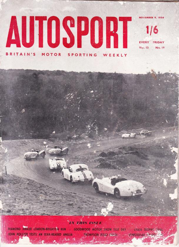 Журнал Autosport 09 ноября 1956