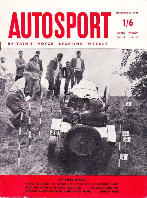 Журнал Autosport 23 ноября 1956