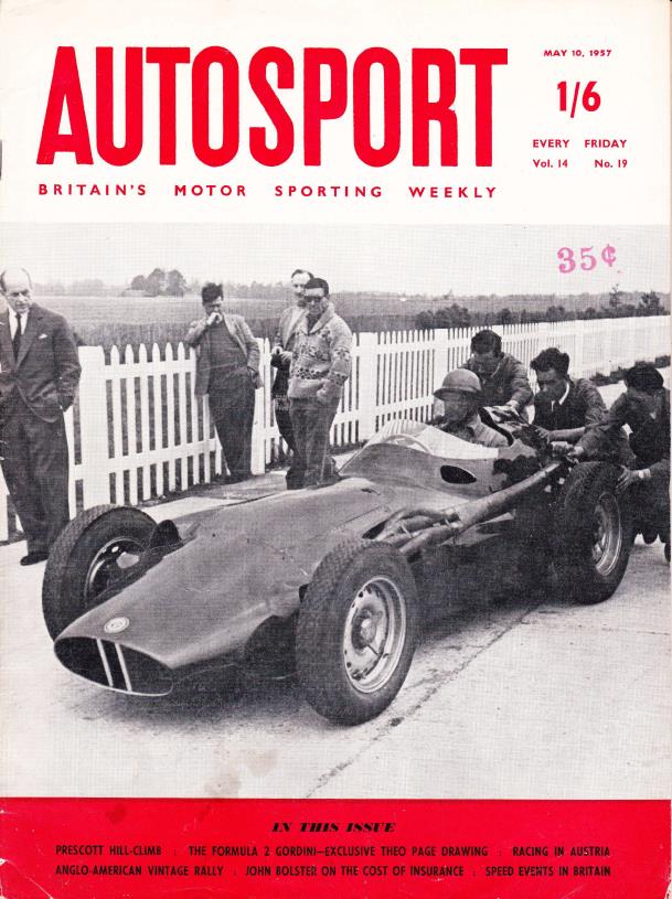 Журнал Autosport 10 мая 1957