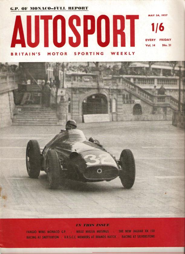 Журнал Autosport 24 мая 1957