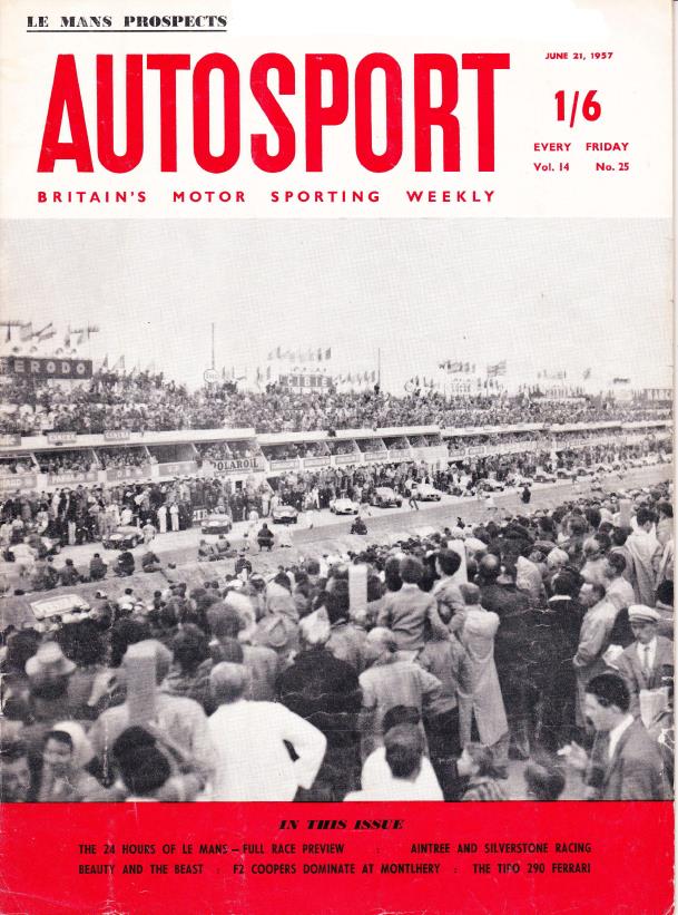 Журнал Autosport 21 июня 1957