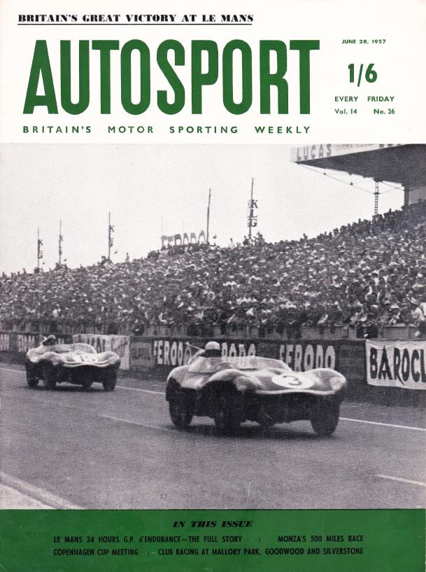 Журнал Autosport 28 июня 1957