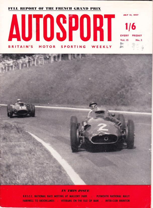 Журнал Autosport 12 июля 1957